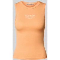 Pepe Jeans Tanktop mit Label-Print Modell 'VIV' in Orange, Größe M Pepe Jeans Tanktop mit Label-Print Modell 'VIV' in Orange, Größe M von Pepe Jeans