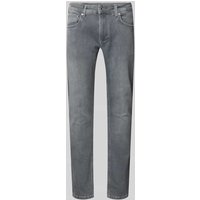 Pepe Jeans Tapered Fit Jeans im 5-Pocket-Design in Mittelgrau, Größe 34/30 von Pepe Jeans