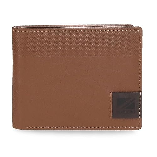 Pepe Jeans Topper Horizontale Geldbörse mit Geldbörse, Braun, 11 x 8 x 1 cm Leder, braun, Talla única, Horizontale Geldbörse mit Geldbörse von Pepe Jeans