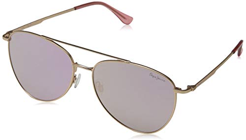 Pepe Jeans Unisex-Erwachsene Neo Sonnenbrille, Gold (Rose Gold/Pink), 59.0 von Pepe Jeans