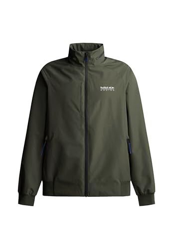 Red Bull Racing X Pepe Jeans Herren RBR Logo Driver Windbreaker Poly Plain Baby Jacke, Green (Regent Green), XL von Pepe Jeans