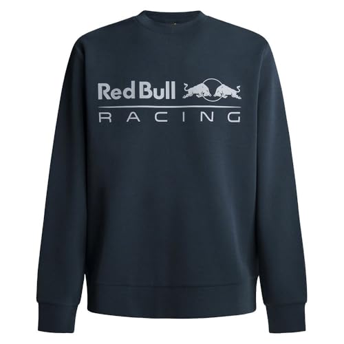 Red Bull Racing X Pepe Jeans Herren RBR Team Logo Crew Sweatshirt, Blue (Dulwich Blue), XL von Red Bull Racing X Pepe Jeans