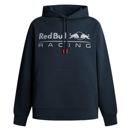 Red Bull Racing X Pepe Jeans Herren RBR Team Logo Overhead Hoody Sweatshirt, Blue (Dulwich Blue), XS von Red Bull Racing X Pepe Jeans