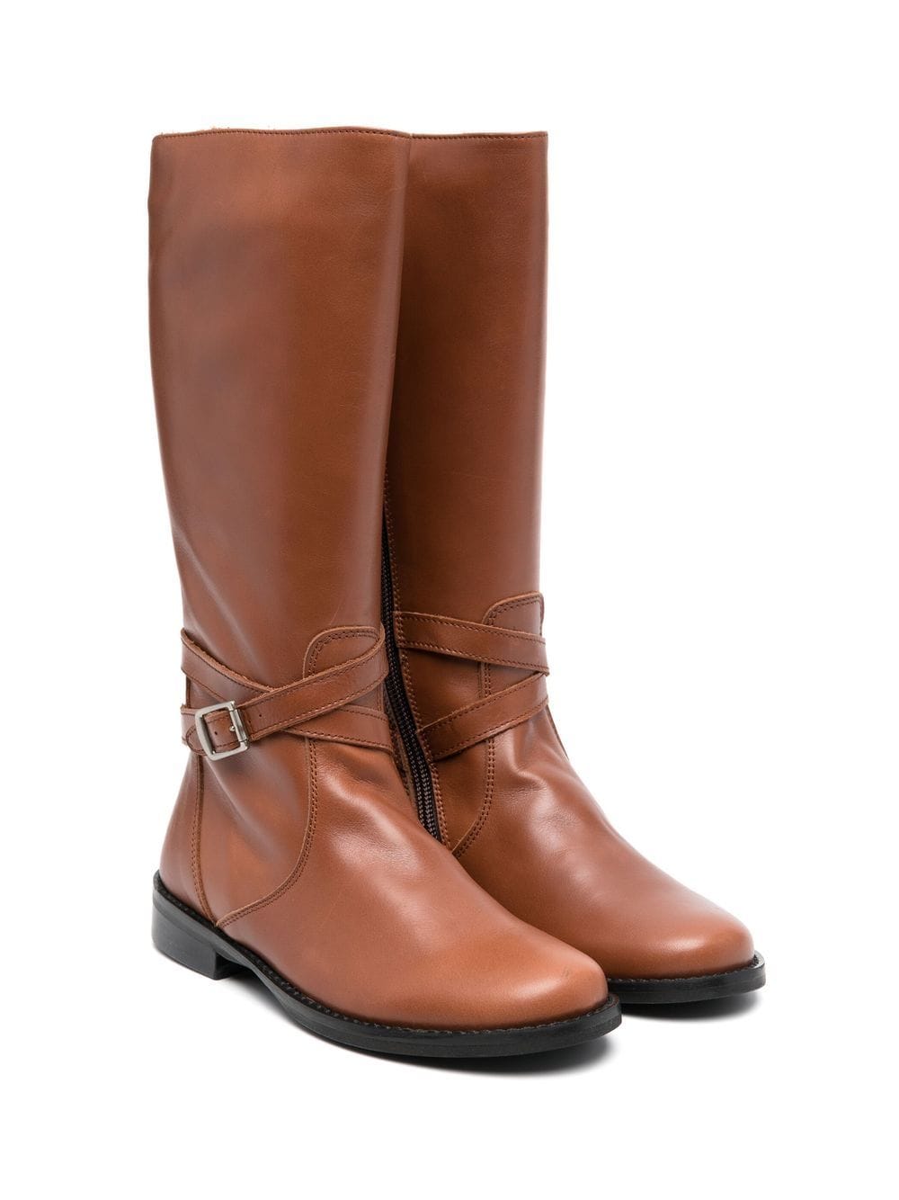 Pèpè Hohe Hanna Stiefel - Braun von Pèpè