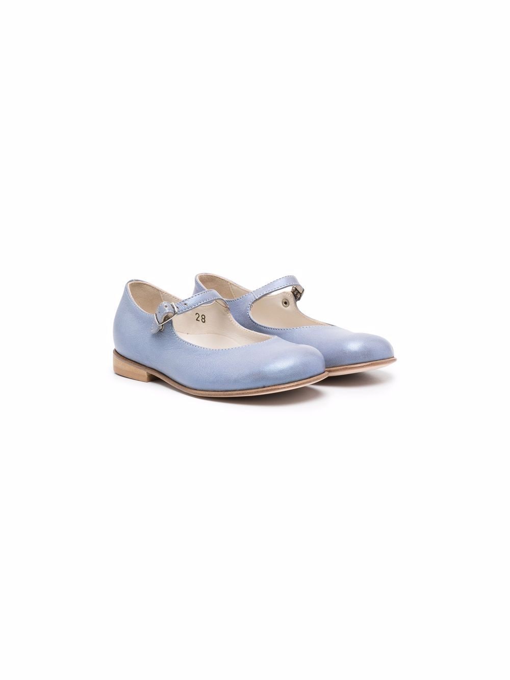 Pèpè Martina Ballerinas mit Schnalle - Blau von Pèpè