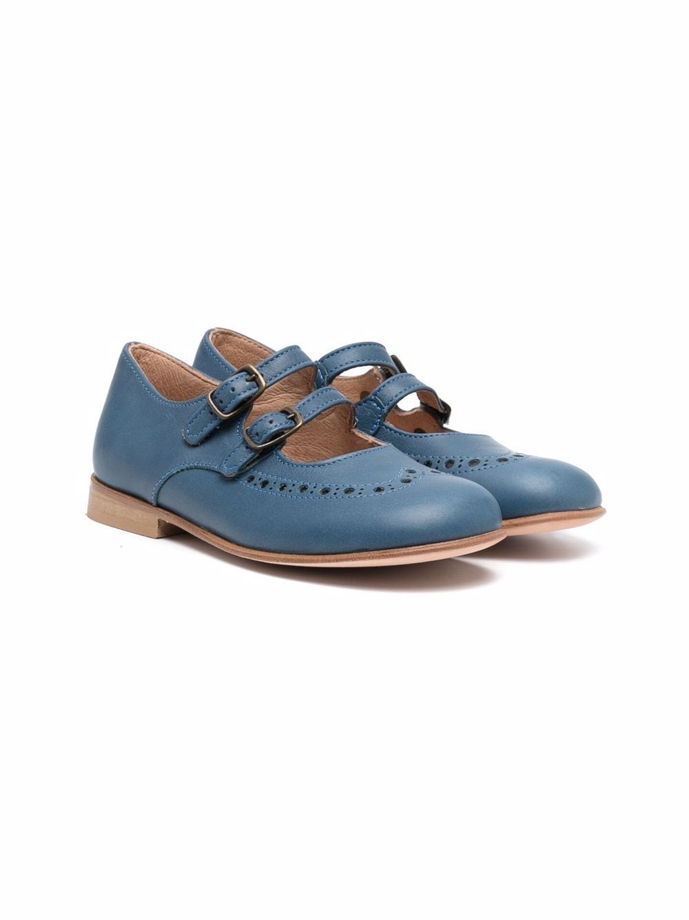 Pèpè Schuhe mit doppeltem Riemen - Blau von Pèpè