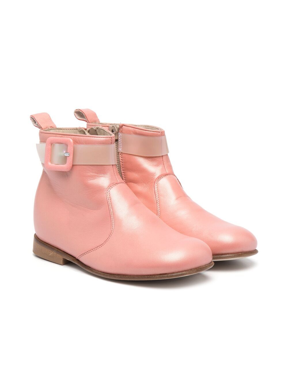 Pèpè Stiefeletten mit Reißverschluss - Rosa von Pèpè