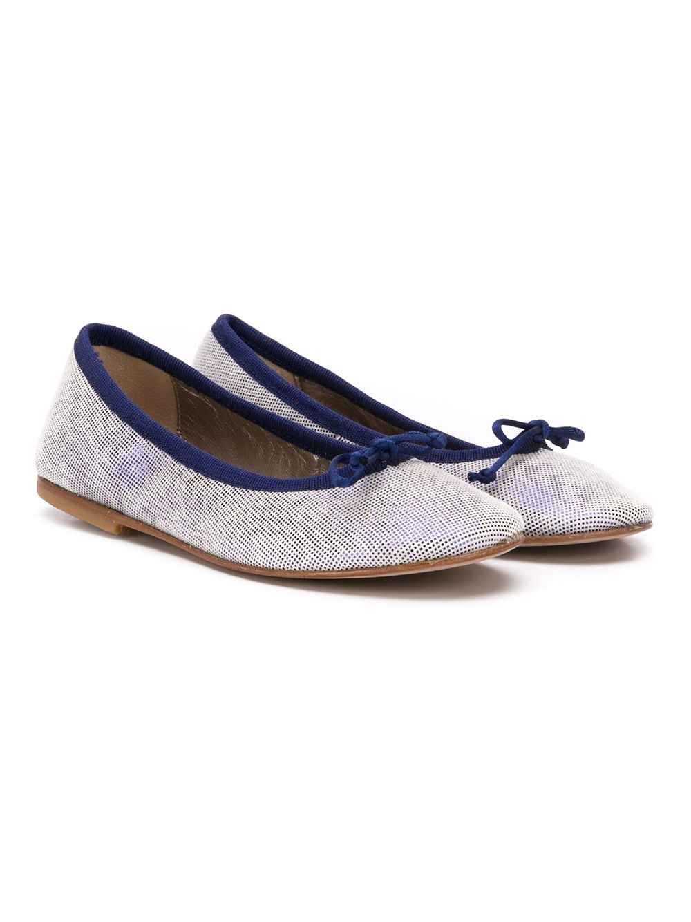 Pèpè Ballerinas mit Schleife - Blau von Pèpè