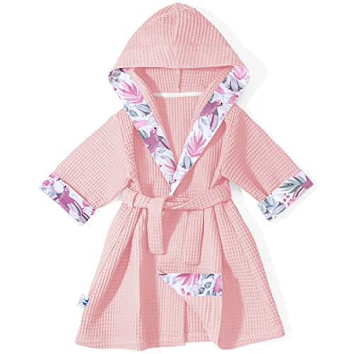 Pepi MADE IN POLAND Bademantel Kinder Baby unisex - Bademantel Kinder Jungen 100% Baumwolle - Kinder Bademantel Mädchen mit Kapuze von Pepi MADE IN POLAND