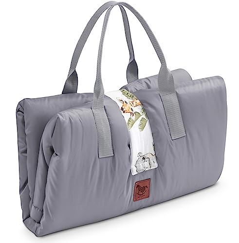 Pepi MADE IN POLAND - Spielmatte Baby - Faltbar - Wasserdicht - 120x150 cm - Picknickdecke für Kinder - 100% Baumwolle - Afrimals von Pepi MADE IN POLAND