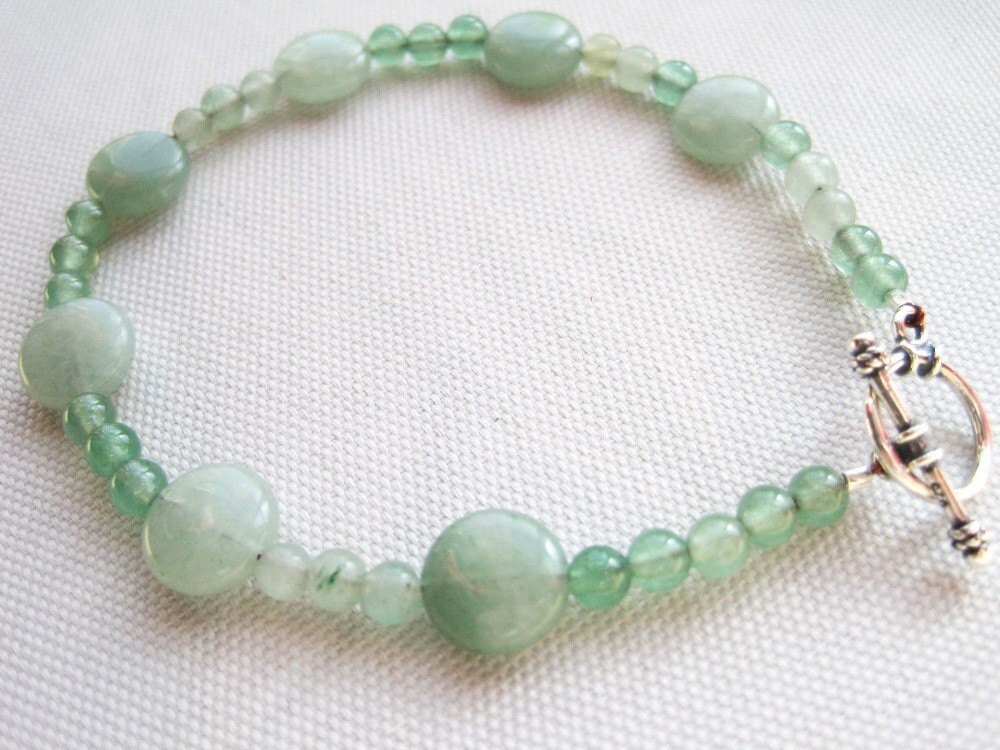 Grüne Perlen Armband Aventurin Natürlichen Stein, Licht Grün Schmuck, Natur Inspiriert Grüne Perlen Armband Aventurin Natürlichen Stein, Licht Grün Schmuck, Natur Inspiriert von PepiDesigns