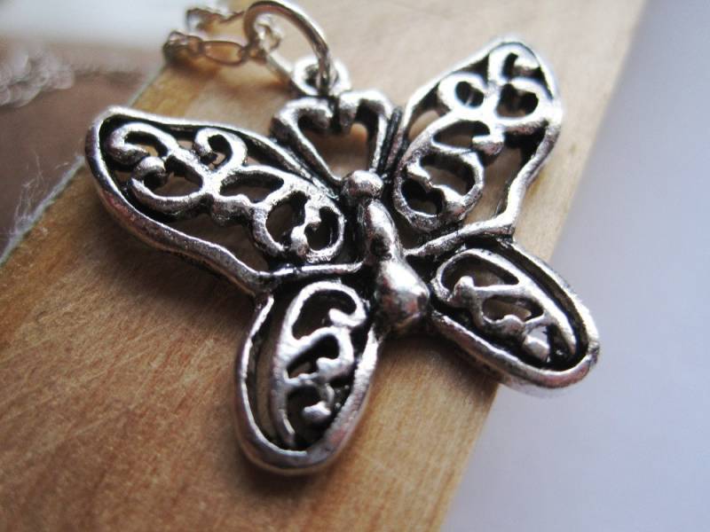 Schmetterling Anhänger, Große Charm Halskette, Papilio, Mod-Schmuck Schmetterling Anhänger, Große Charm Halskette, Papilio, Mod-Schmuck von PepiDesigns