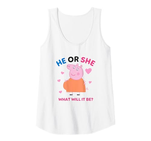 Damen Peppa Pig Mummy Pig He Or She Tank Top Damen Peppa Pig Mummy Pig He Or She Tank Top von Peppa Pig