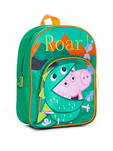 Peppa Pig George Pig Dino Roar Kinder-Rucksack, Einheitsgröße, Grün von Peppa Pig