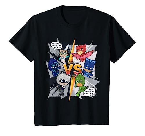 Kinder PJ Masks Heroes vs Villains T-Shirt von Peppa Pig