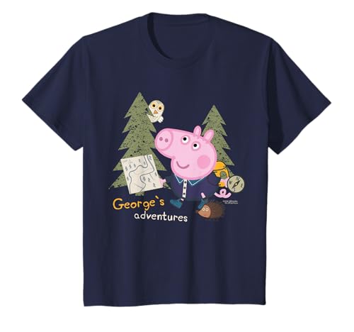 Kinder Peppa Wutz - George's Abenteuer im Wald T-Shirt von Peppa Pig