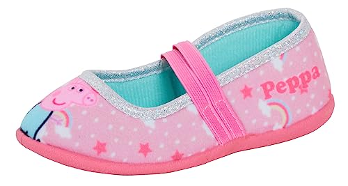 Mädchen Peppa Wutz Hausschuhe Kinder Gummiband Ballerinas Peppa Wutz Hausschuhe von Peppa Pig