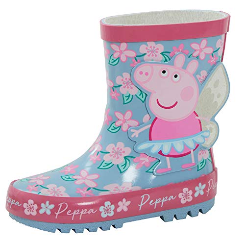 Peppa Pig 3D Mädchen Gummistiefel, Glitzerfee, Pink - rose - Größe: 27 EU von Peppa Pig