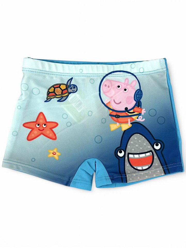 Peppa Pig Badehose Peppa Wutz & George Schwimmhose - Jungen Bademode Gr. 92 - 116cm von Peppa Pig