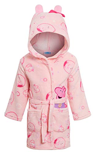 Peppa Pig Mädchen Bademantel 3D Neuheit Kapuze Bademantel, rosa - soft pink, 8 Jahre von Peppa Pig