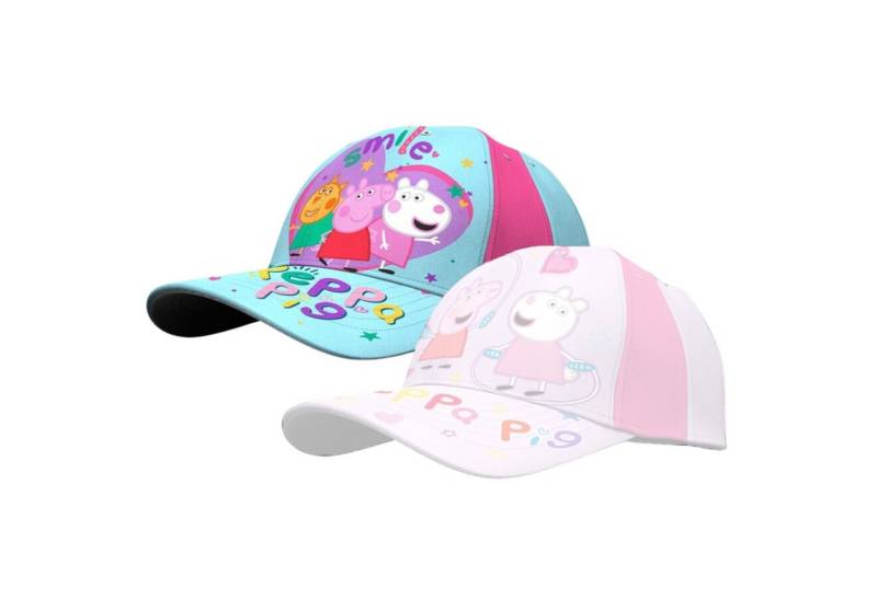 Peppa Pig Baseball Cap Bunte Kinder Kappe mit süßem Peppa Wutz Motiv, 100% Baumwolle von Peppa Pig