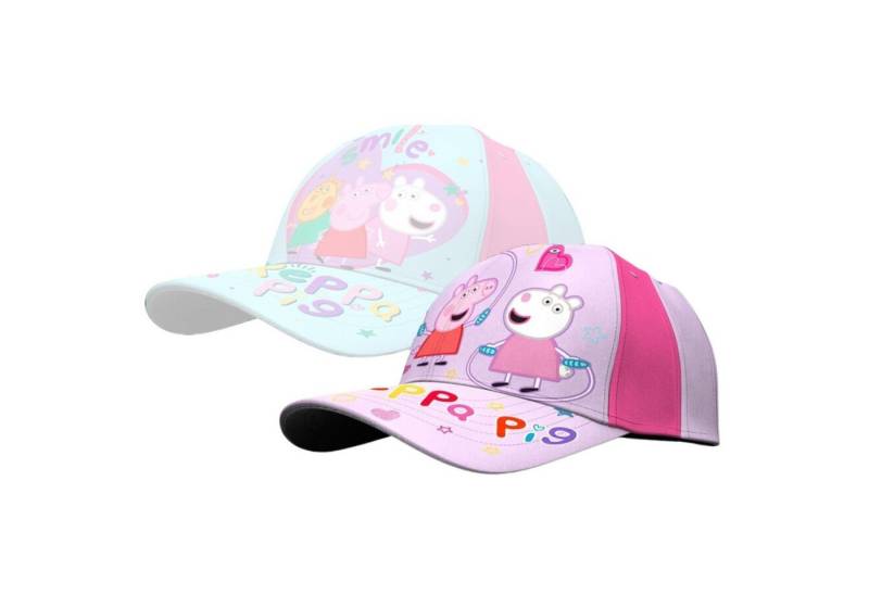 Peppa Pig Baseball Cap Bunte Kinder Kappe mit süßem Peppa Wutz Motiv, 100% Baumwolle von Peppa Pig