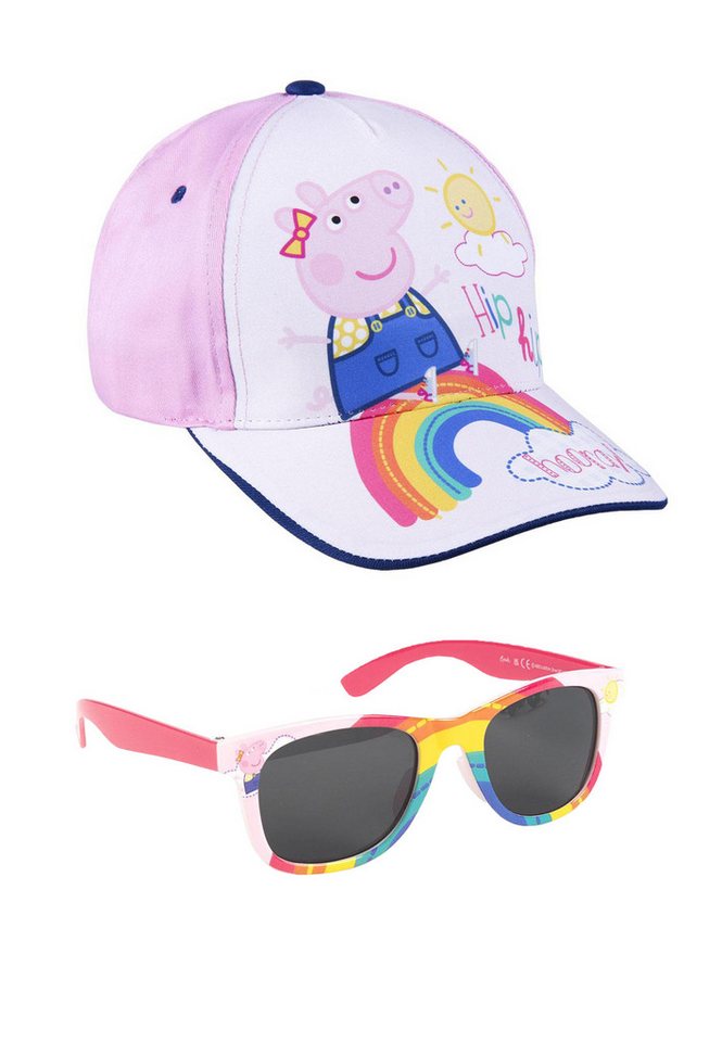Peppa Pig Baseball Cap Mädchen Kinder Set Kappe + Sonnenbrille von Peppa Pig