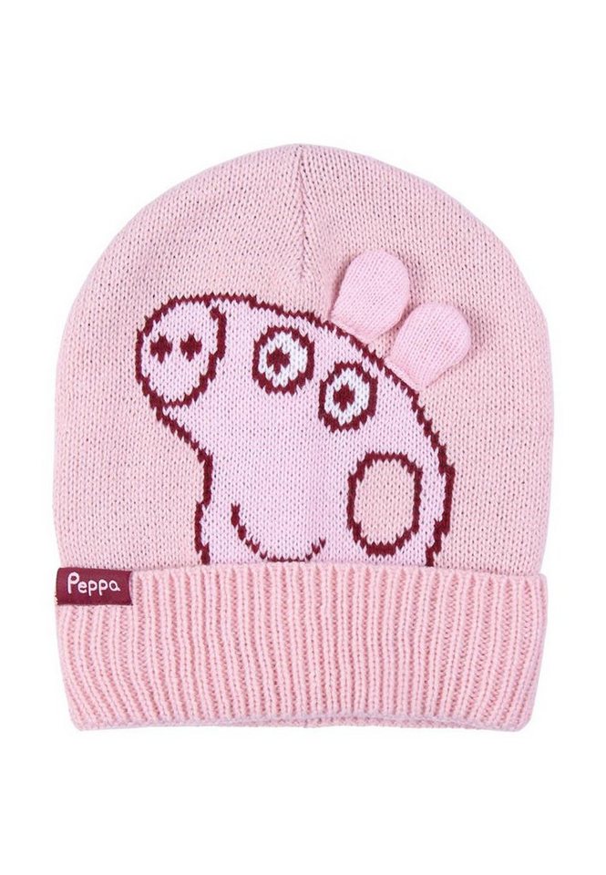 Peppa Pig Beanie Kinder Winter-Mütze Beanie-Mütze Kinder Jungen von Peppa Pig