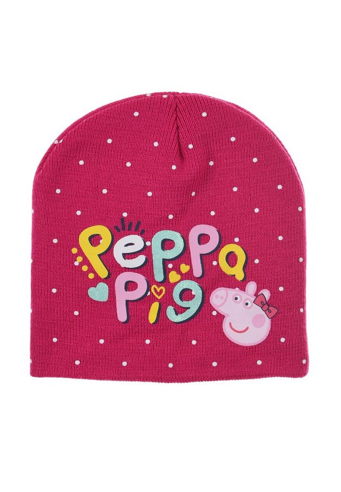 Peppa Pig Beanie Peppa Wutz Kinder Mädchen Winter-Mütze von Peppa Pig