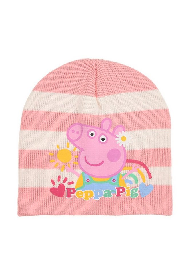 Peppa Pig Beanie Peppa Wutz Kinder Mädchen Winter-Mütze von Peppa Pig