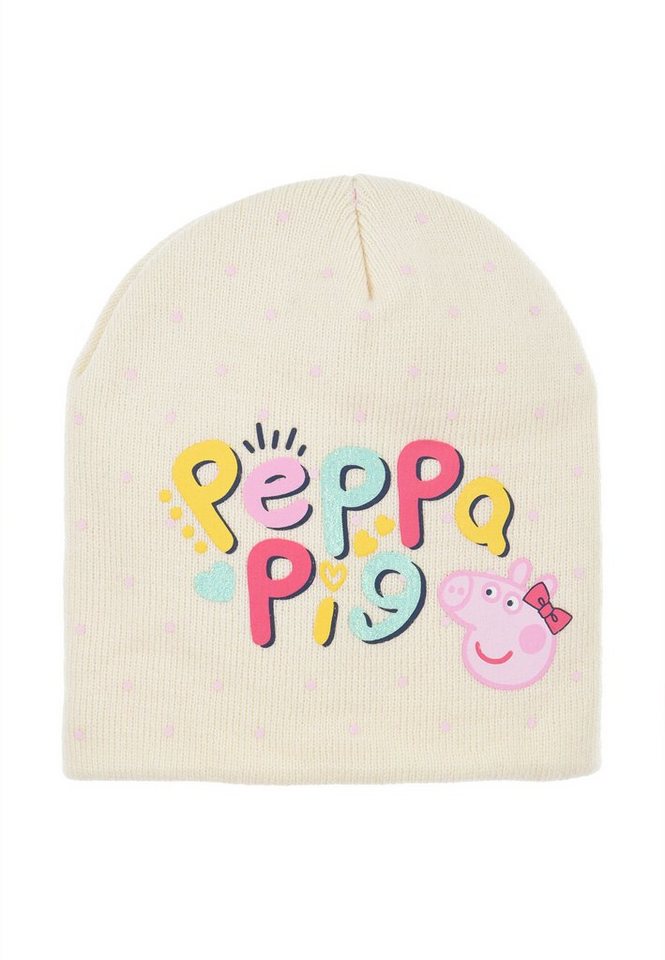 Peppa Pig Beanie Peppa Wutz Kinder Mädchen Winter-Mütze von Peppa Pig