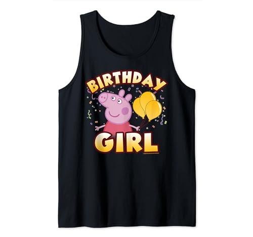 Peppa Pig Birthday Girl Confetti Celebration Tank Top von Peppa Pig