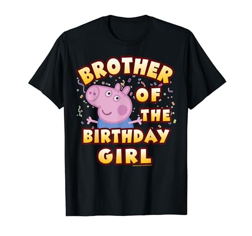 Peppa Pig Brother Of The Alles Gute zum Geburtstag Girl T-Shirt von Peppa Pig