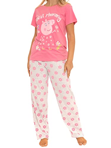 Peppa Pig Damen Schlafanzug Mama Wutz Rosa MEDIUM von Peppa Pig