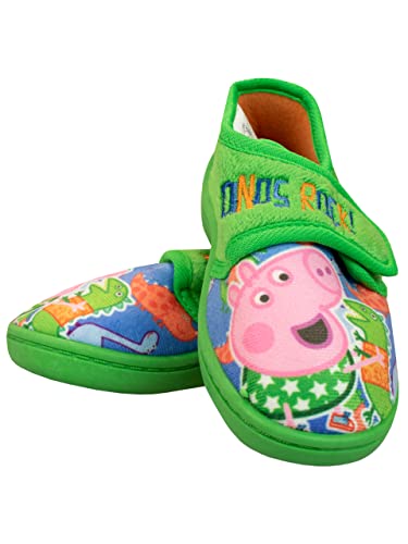 Peppa Pig Jungen Hausschuhe George Pig Grün 22 von Peppa Pig