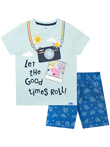 Peppa Pig Jungen Schlafanzug George Pig Blau 98 von Peppa Pig