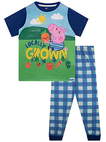 Peppa Pig Jungen Schlafanzug George Pig Mehrfarbig 104 von Peppa Pig