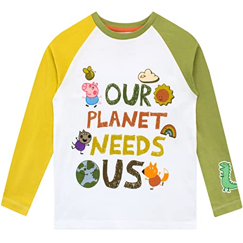 Peppa Pig Jungen T-Shirt Mehrfarbig 128 von Peppa Pig