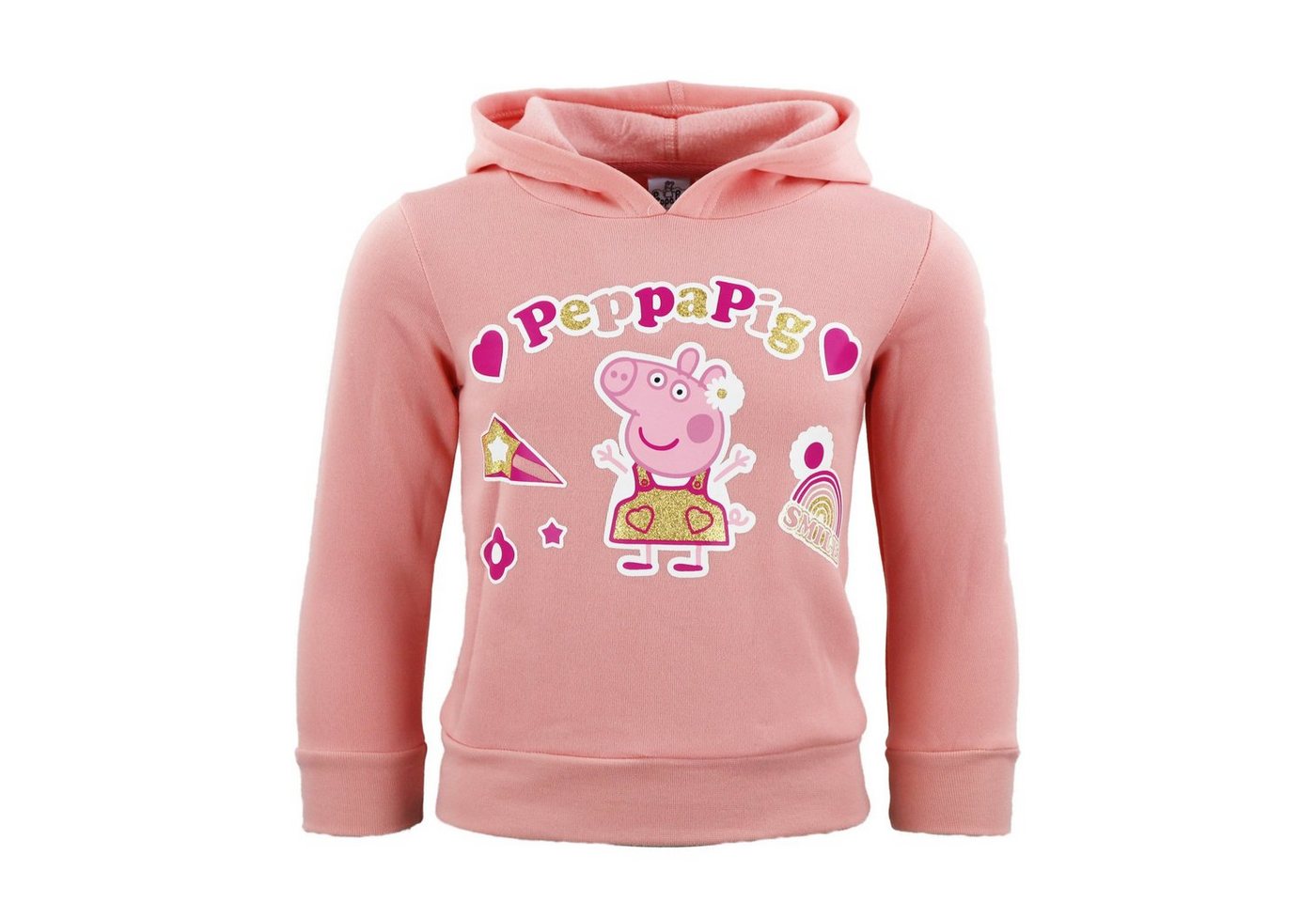 Peppa Pig Kapuzenpullover Peppa Pig Wutz Kinder Kapuzenpullover Pulli Gr. 98 bis 116 Mädchen in Rosa Lila von Peppa Pig