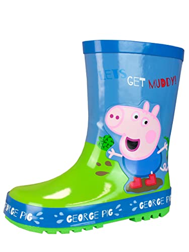 Peppa Pig Kinder Gummistiefel George Pig Mehrfarbig UK 7 EU 24 von Peppa Pig