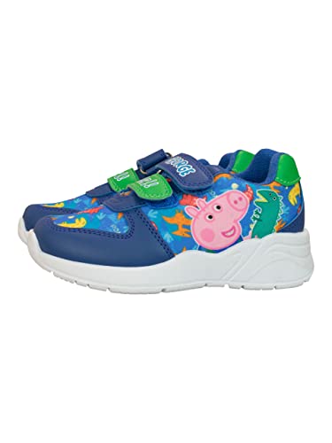 Peppa Pig Kinder Trainerschuhe George Pig Blauw EU23 (Manufacturer Size UK 6) von Peppa Pig