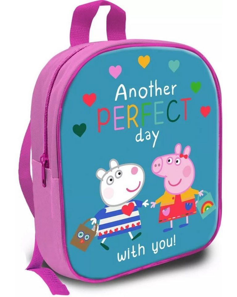 Peppa Pig Kinderrucksack Peppa Pig Wutz Kinder Rucksack Mädchen Kindergarten Tasche 29cm von Peppa Pig