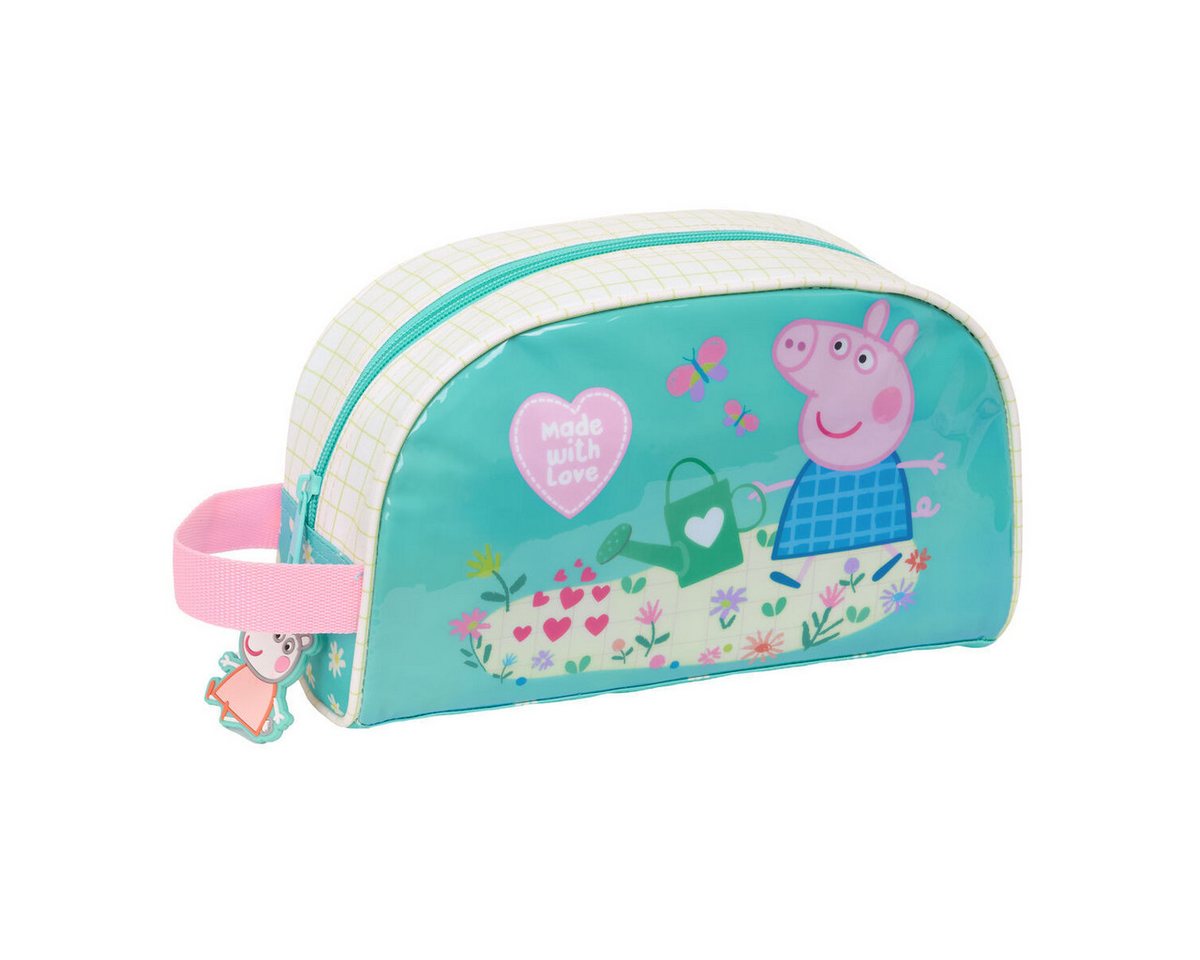 Peppa Pig Kulturbeutel Reise-Toilettentasche Peppa Pig Pretty flowers Gelb Minze 26 x 16 x 9 von Peppa Pig