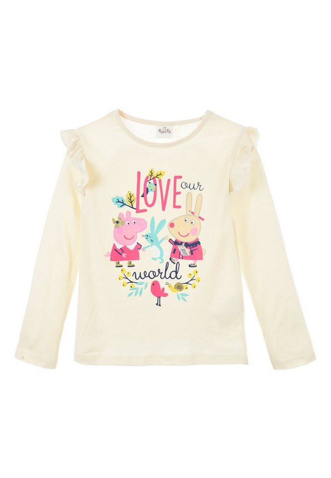 Peppa Pig Langarmshirt Mädchen Longsleeve Langarm-Shirt von Peppa Pig