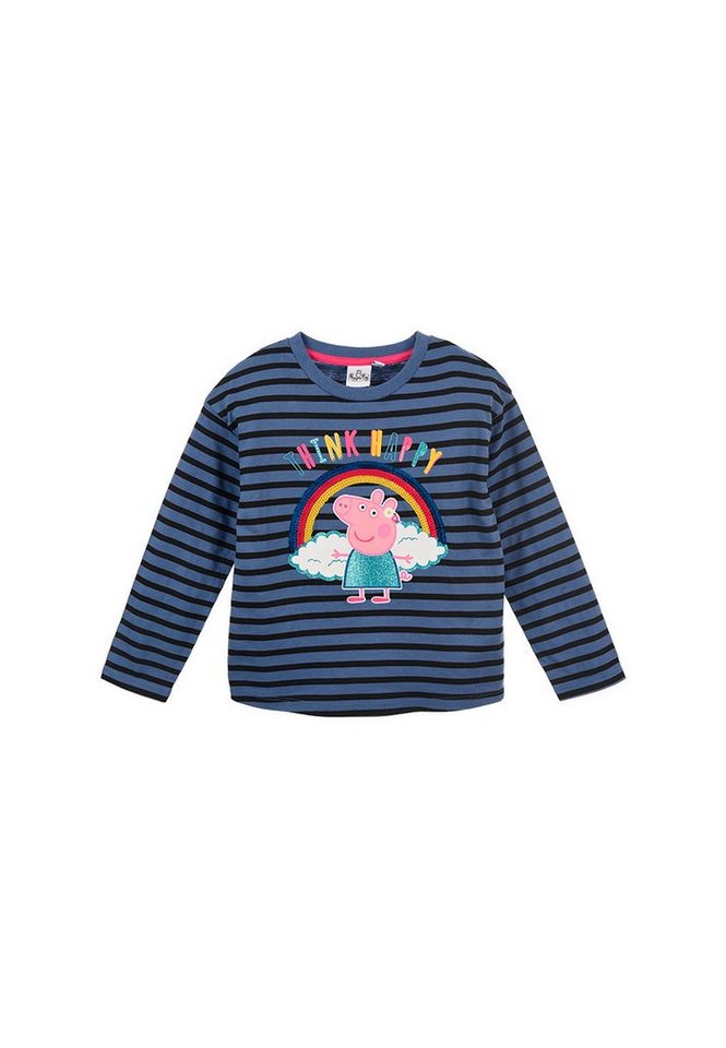 Peppa Pig Langarmshirt Peppa Wutz Kinder Mädchen T-Shirt Longsleeve Langarm-Shirt von Peppa Pig