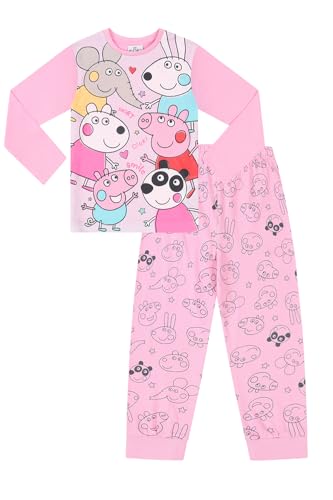 Peppa Pig Langes Pyjama-Set für Mädchen, rose, 4-5 Years von Peppa Pig