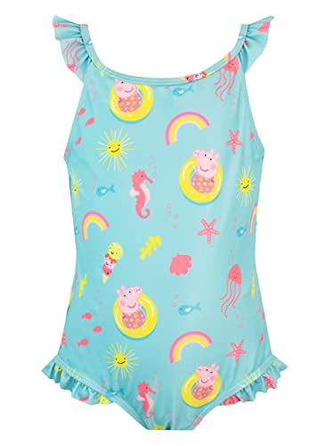 Peppa Pig Mädchen Badeanzug Blau 116 von Peppa Pig