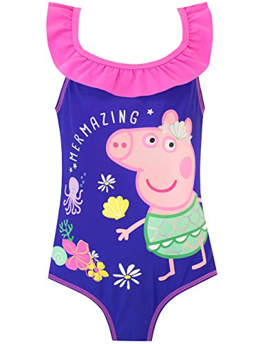 Peppa Pig Mädchen Badeanzug Rosa 128 von Peppa Pig