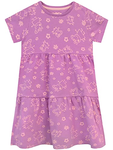 Peppa Pig Mädchen Kleid Violett 110 von Peppa Pig