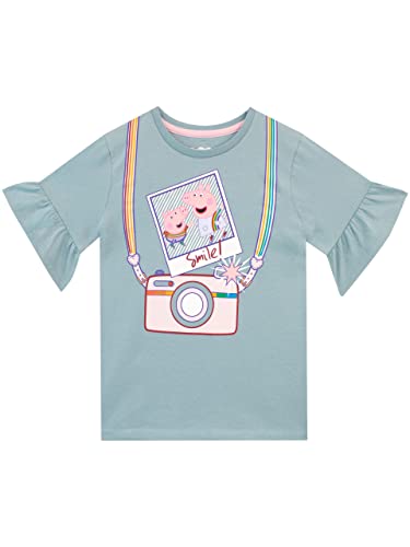 Peppa Pig Mädchen T-Shirt Blau 104 cm von Peppa Pig